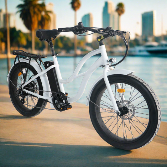 Step Thru 24x3 - 52v Beach Cruiser Electric Bike