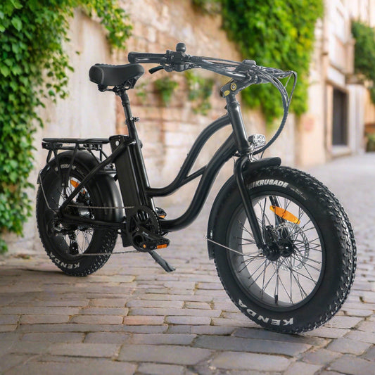 Step Thru Mini 20x4 - 52v Beach Cruiser Electric Bike - 50% OFF