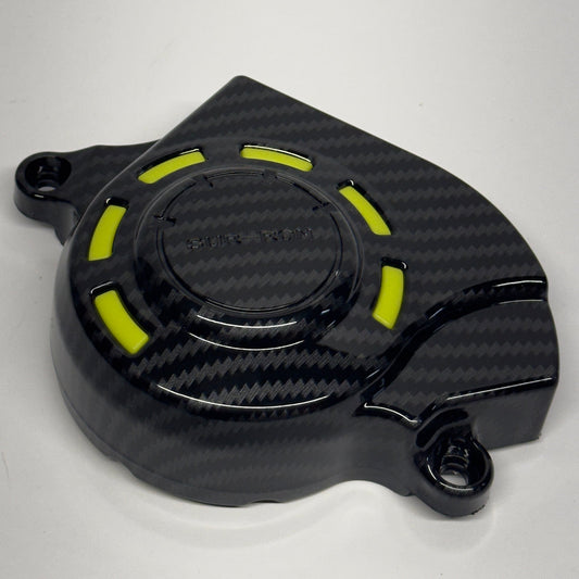 Carbon fiber style motor cover