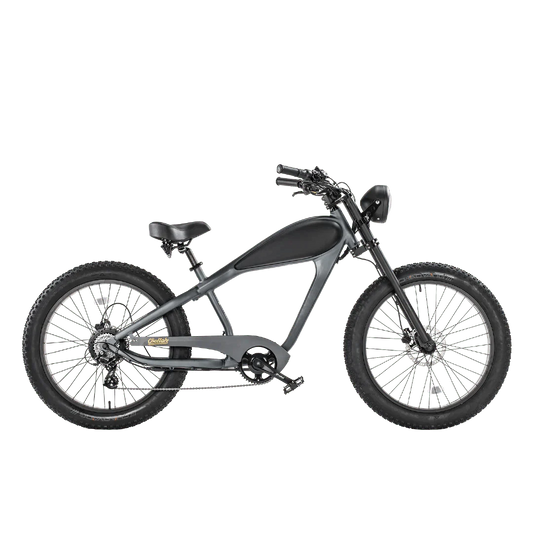 Big Bear eBikes REVI Cheetah 750 w Ready to Ride Step Over Ebike 26x4 Electric Vintage eBike