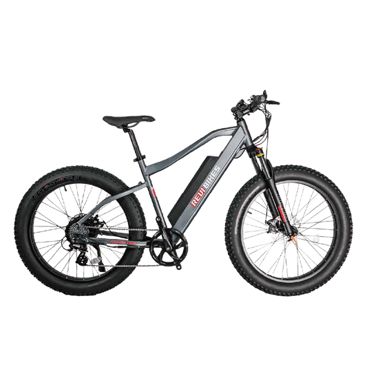 Big Bear eBikes REVI Predator 750 w Ready to Ride Step Over Ebike 26x4 Electric Fat Tire Mountain eBike