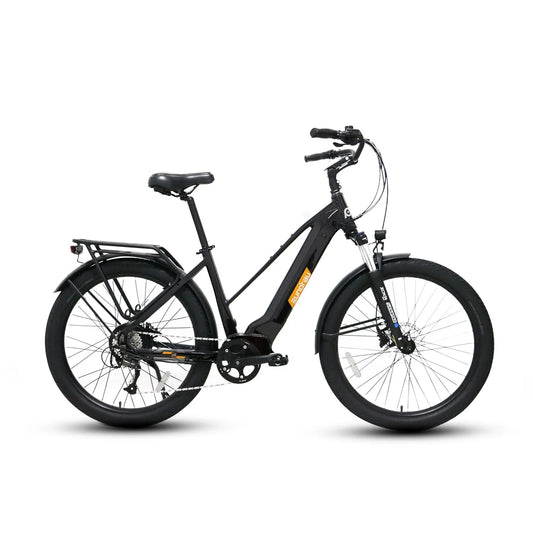 EUNORAU Meta275 500w Step Thru eBike 27.5x2.6 Road Electric Beach Cruiser eBike