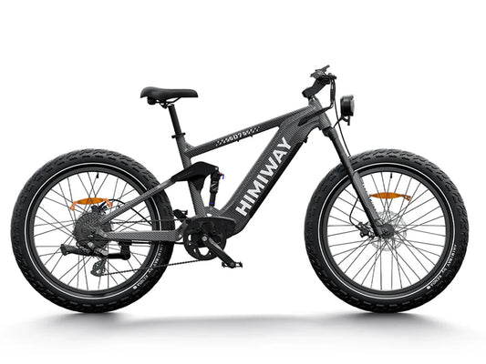 HIMIWAY Cobra 1000 w Step Over Ebike 26x4.5 Fat Electric Fat Tire Mountain eBike