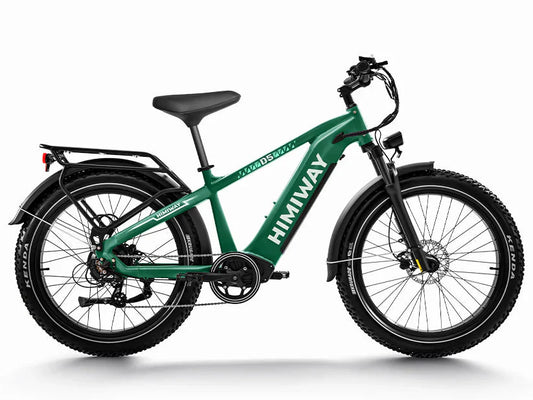 HIMIWAY Zebra  750 w Step Over Ebike 26x4 Fat Electric Fat Tire Mountain eBike