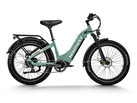 HIMIWAY Zebra ST 750 w Step Thru Ebike 26x4 Fat Electric Fat Tire Mountain eBike