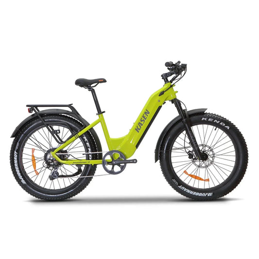 KASEN Ranger ST 2.0 750 w Step Thru Ebike 26x4 Fat Fat Tire Electric Beach Cruiser eBike