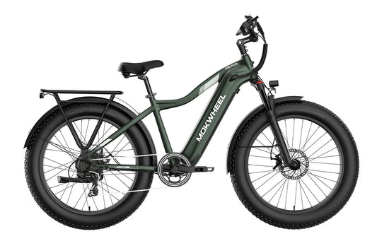 MOKWHEEL Tor Plus 750 w Step Over Ebike 26x4 Fat Tire Fat Tire Electric Beach Cruiser eBike