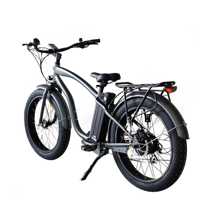 OB eBikes COASTAL CRUISER 52V 24 Over 750 w Ready to Ride Step Over Ebike 24x3 Fat Tire Electric Beach Cruiser eBike - Fat Tire Cruiser eBike - eBike Super Shop