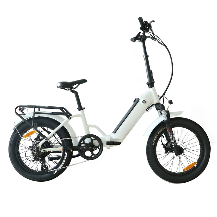 OB eBikes COASTAL CRUISER CC Folding 750 w Ready to Ride Step Thru Ebike 20x3 Electric Folding eBike - Folding Ebike - eBike Super Shop