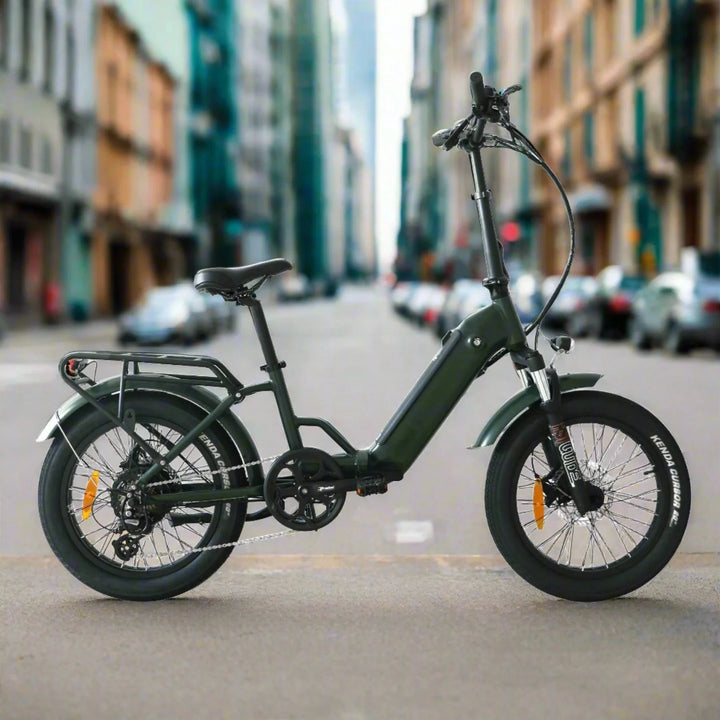 OB eBikes COASTAL CRUISER CC Folding 750 w Ready to Ride Step Thru Ebike 20x3 Electric Folding eBike - Folding Ebike - eBike Super Shop