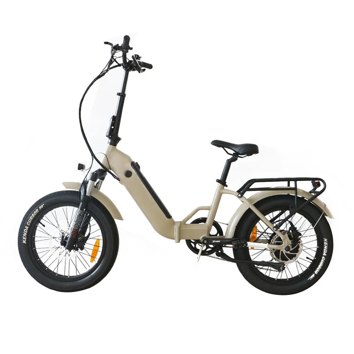 OB eBikes COASTAL CRUISER CC Folding 750 w Ready to Ride Step Thru Ebike 20x3 Electric Folding eBike - Folding Ebike - eBike Super Shop