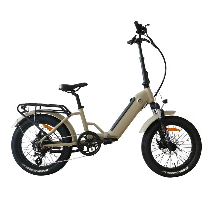 OB eBikes COASTAL CRUISER CC Folding 750 w Ready to Ride Step Thru Ebike 20x3 Electric Folding eBike - Folding Ebike - eBike Super Shop