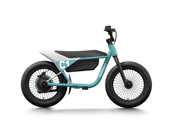 OB eBikes HIMIWAY C1 Kids E - Bike 350 w Step Over Ebike 16x3 Electric Mini Fat Tire eBike - Moto Style - eBike Super Shop