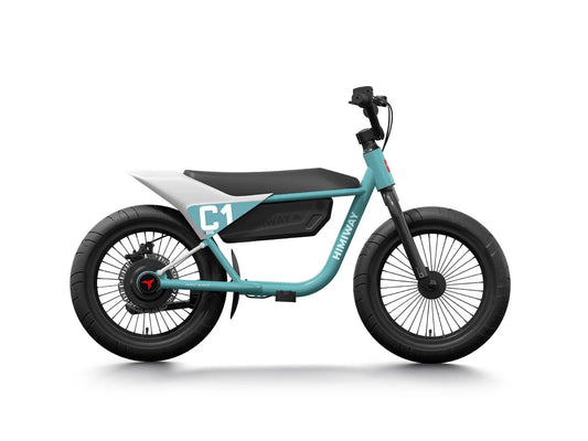 OB eBikes HIMIWAY C1 Kids E-Bike 350 w  Step Over Ebike 16x3 Electric Mini Fat Tire eBike