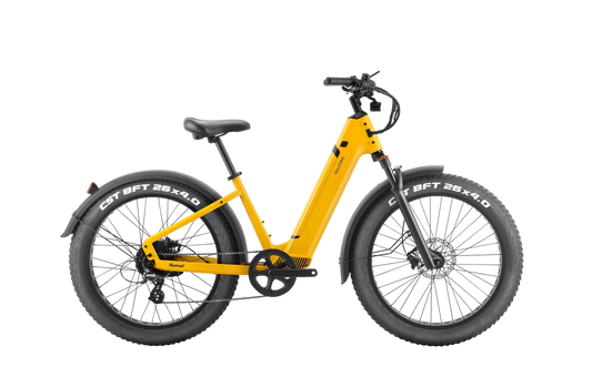 VELOTRIC Nomad 1 750w Step Thru eBike 26x4 Fat Fat Tire Electric Beach Cruiser eBike