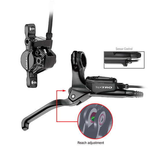 Tektro HD-E350 - E-bike Hydraulic Brake and Caliper Set - Front